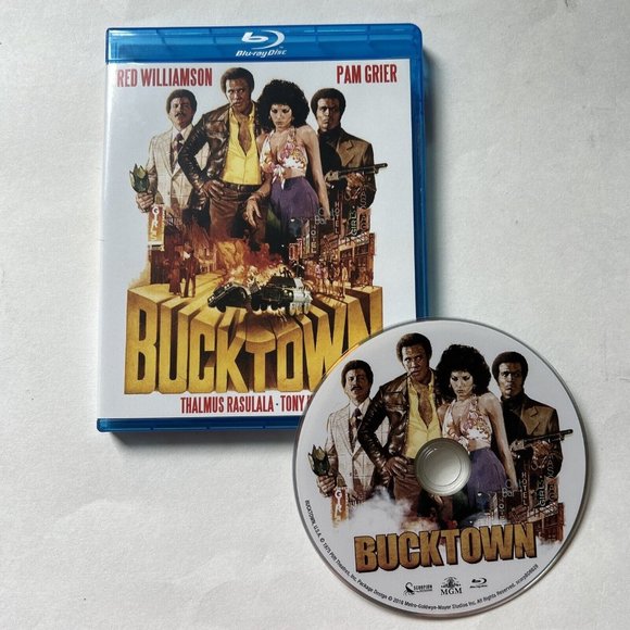 Scorpion Bucktown Blu-ray-HD-widescreen-Fred Williamson-Pam Grier-bonus-70s - Picture 1 of 5